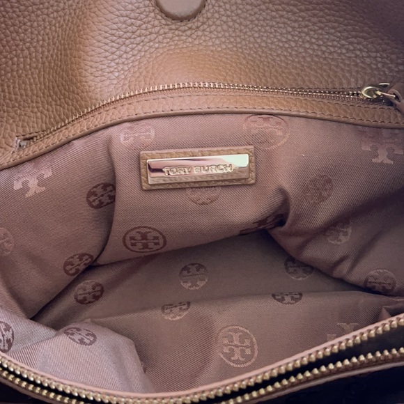 TORY BURCH BROWN TOTE - Picture 8 of 9